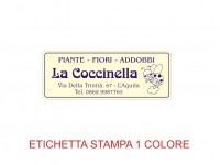 Etichette adesive per fioristi, fiorai e vivaisti (mm 40X15)  (cod.92G)